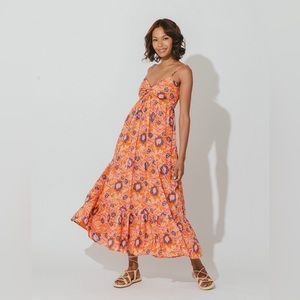 Cleobella Oliana Midi Dress | Tropique - XS